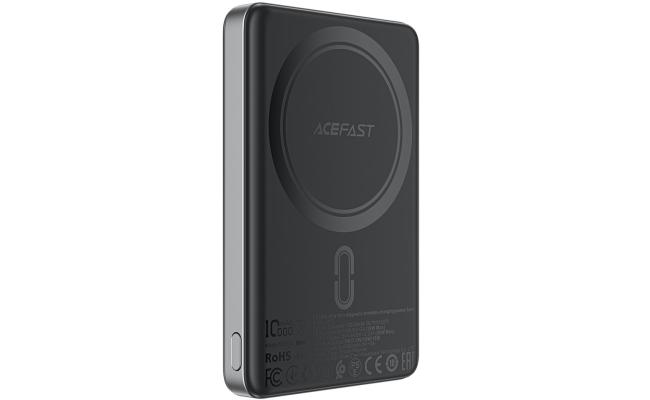 ACEFAST M12 PD 20W 10000mAh Power Bank Magnetic Wireless Charging External Battery - Black
